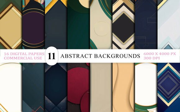 Download Luxury Geometric Abstract Backgrounds - Premium Resources