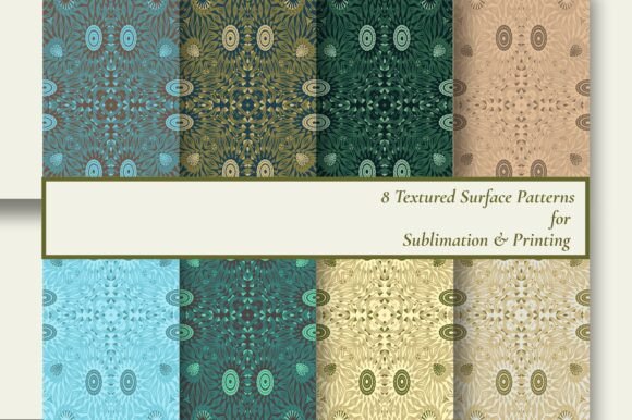 Download 8 Textured Seamless Boho Surface Pattern - Surface pattern Collection