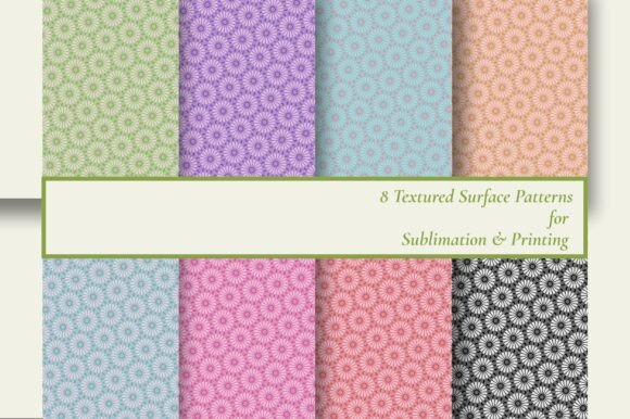 Download 8 Pastel Floral Seamless Surface Pattern - Surface pattern Collection