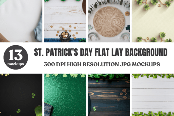Download St Patricks Day Background Mockup Bundle - Premium Bundle