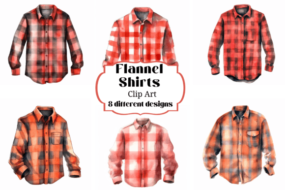 Download Winter Flannel Plaid Shirts Clip Art - Flannel Collection