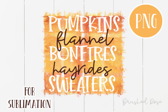 Download Pumpkins Flannel Bonfires Sublimation - Flannel Collection